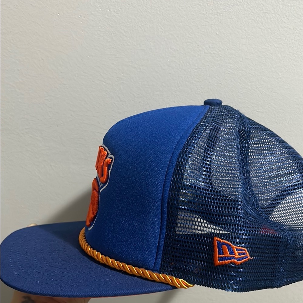 New Era Blue and Orange Knicks Hat - Picture 3 of 3